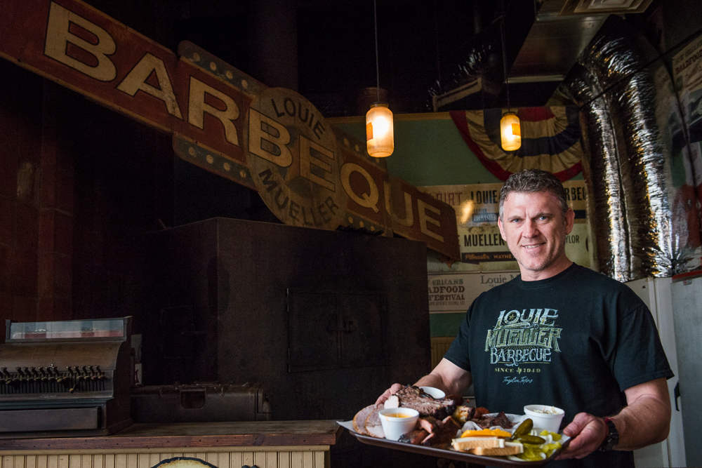 Louie Mueller Barbecue near Austin, TX, photographed for James Beard Foundation's All-American Eats