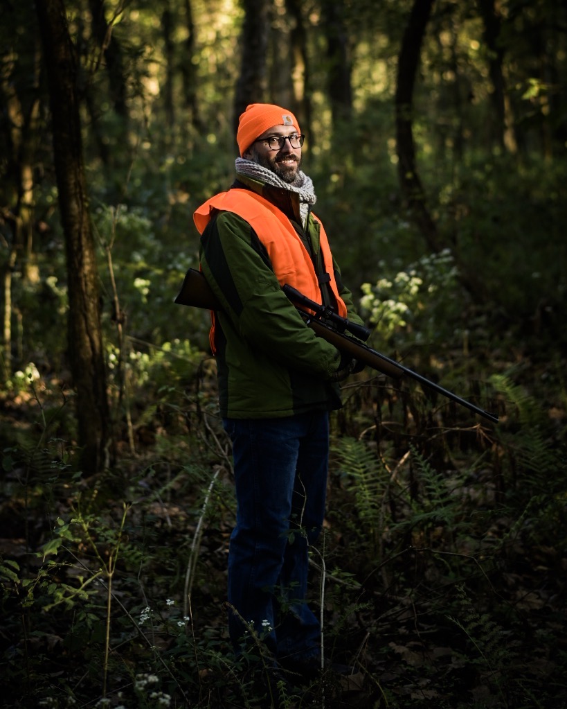 Squirrel hunter in South Louisiana