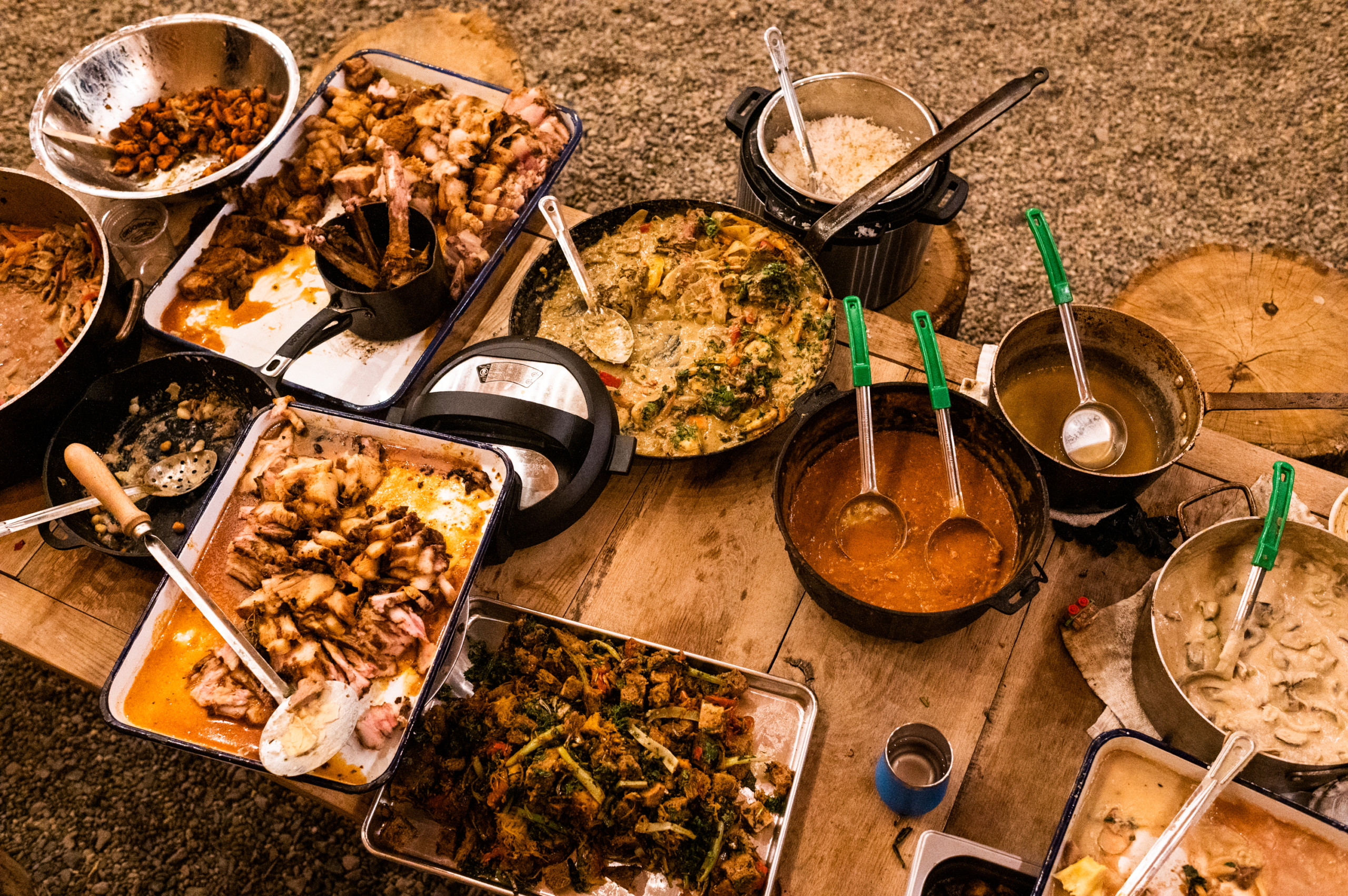 View of one of the spreads at SquirrelFest 2019