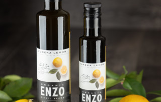Studio shots of ENZO Olive Oil's new Eureka Lemon Crush