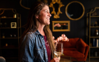 Portrait of winemaker and owner of Desparada Wines, Vailia Esh