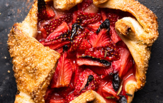 A strawberry galette from Levee Baking Co