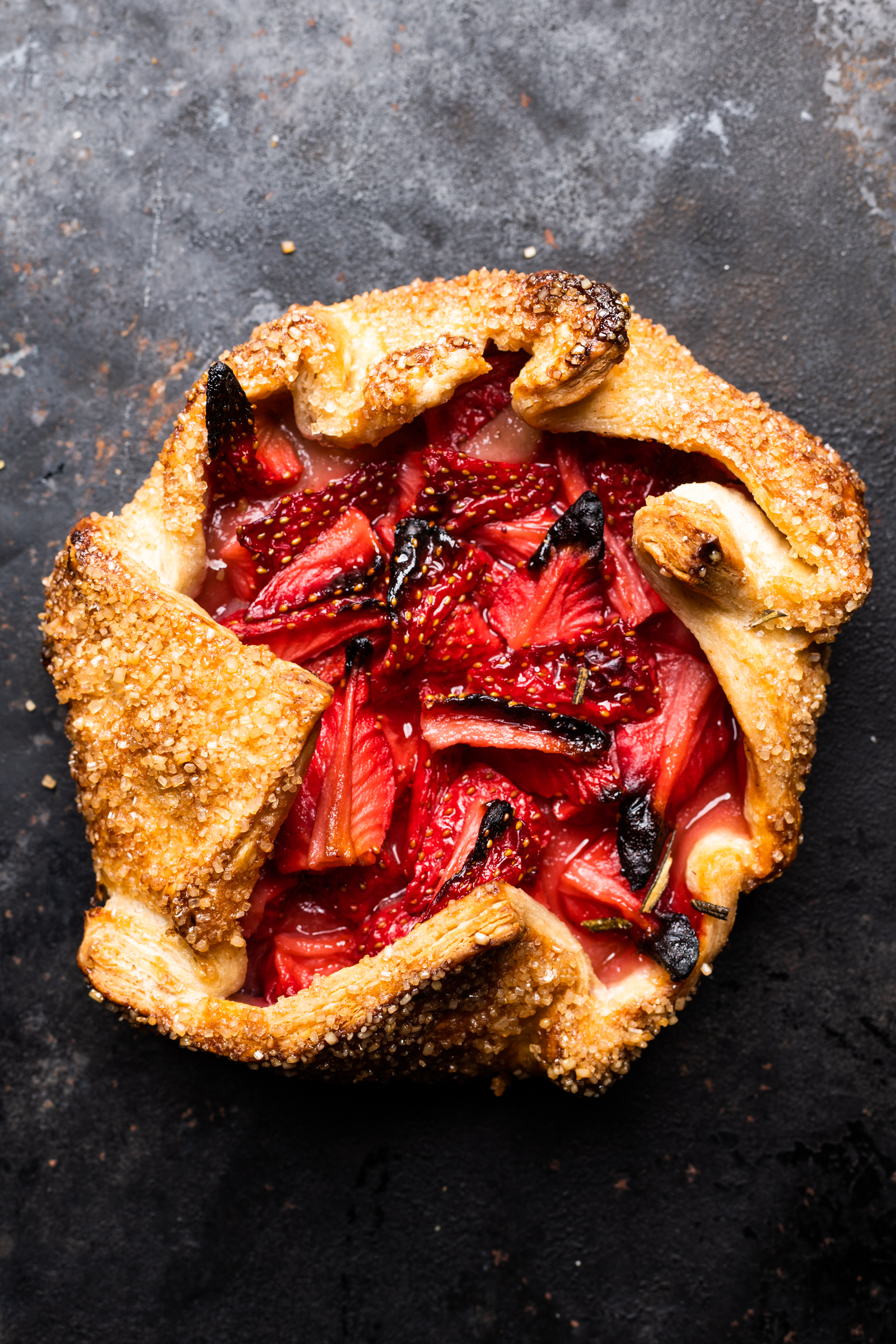 A strawberry galette from Levee Baking Co