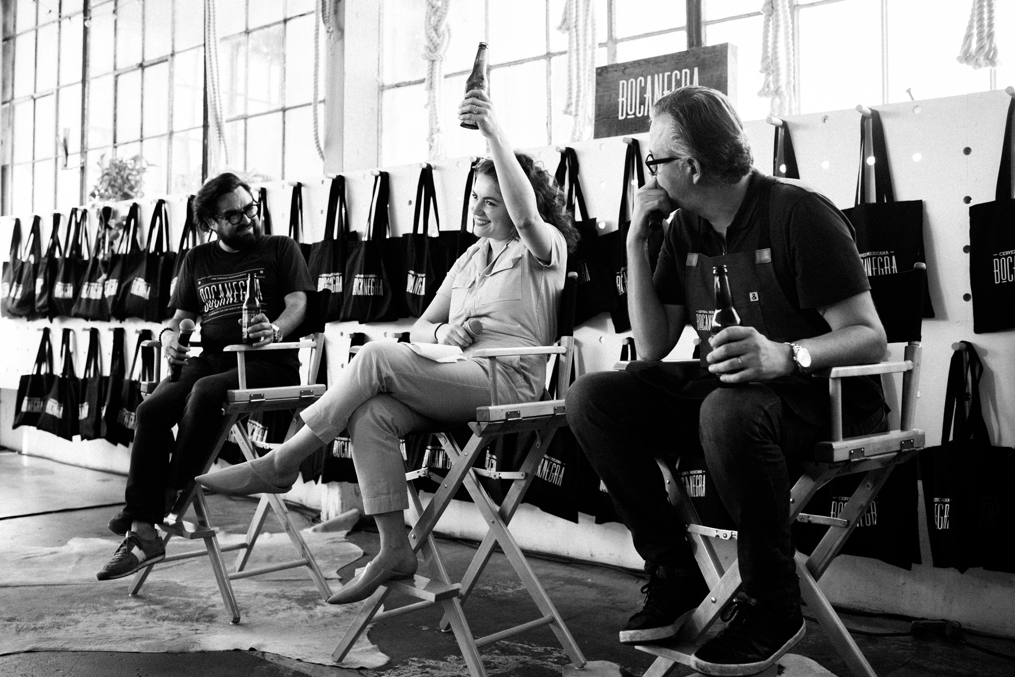 A panel discussion between Ellen Bennett moderates a conversation between co-founders Guillermo Gonzalez Sergio Gutierrez, and Ellen Bennett