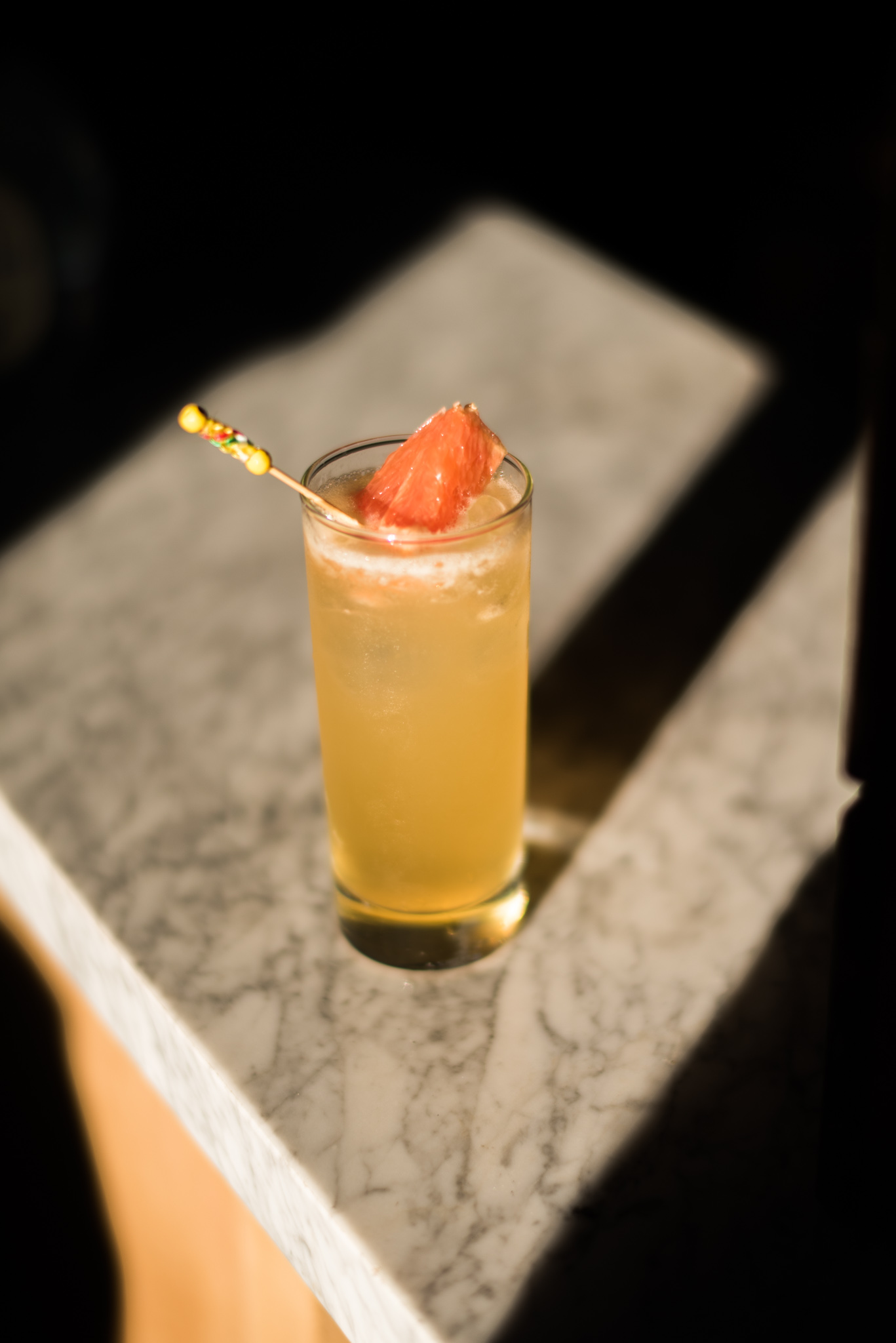 Detail of a cocktail created in partnership with Don Julio Tequila