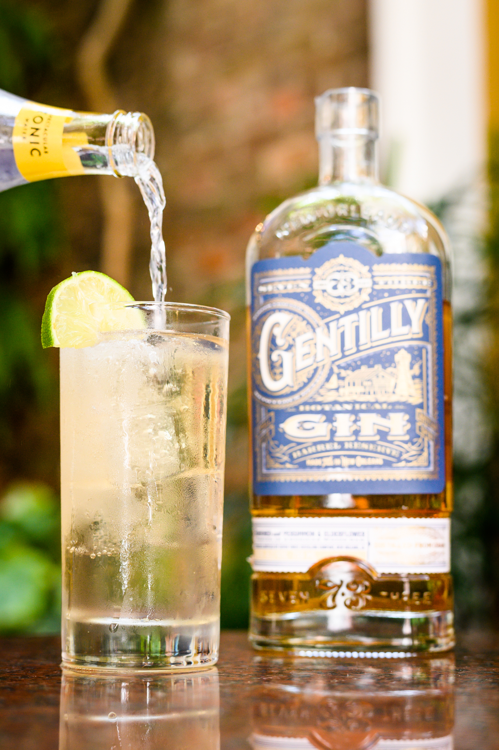 Q Mixers tonic mixed with Gentilly Gin