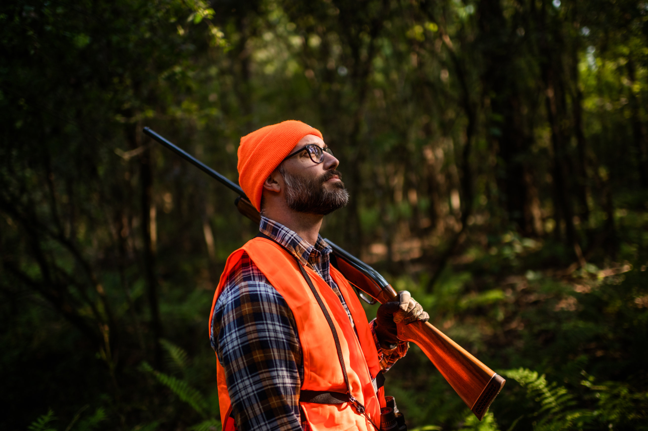 Portrait of a squirrel hunter