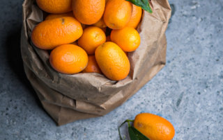 Fresh kumquats from a yard in uptown New Orleans