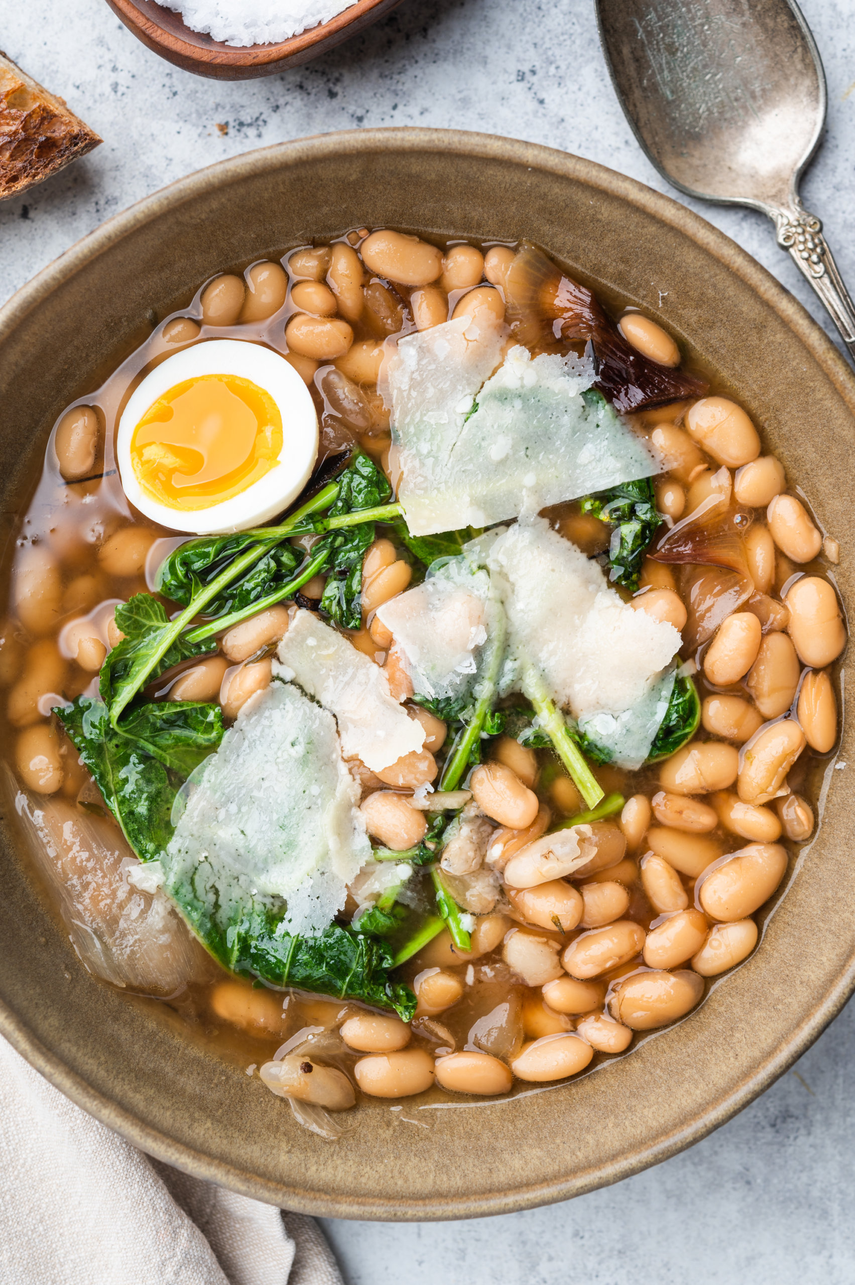 Alison Roman's recipe for brothy beans using Blue Runner great northerns