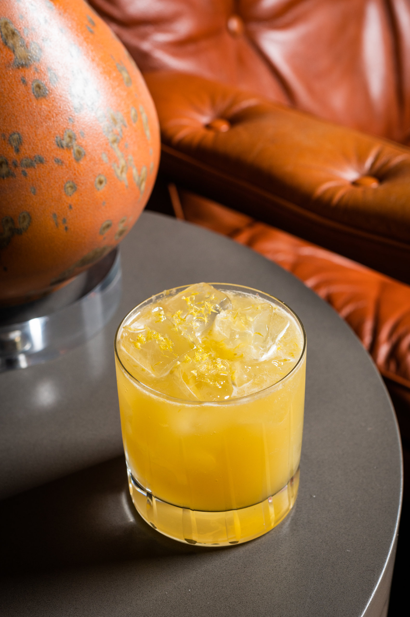 A citrus cocktail at Virgin Hotel