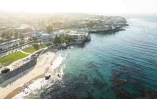 The Monterey shoreline