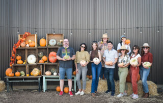 An agritourism group from California Grown at Sweet Thistle Farms in Clovis