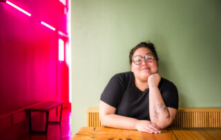 Portrait of Chef Ana Castro at her restaurant, Lengua Madre