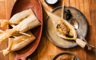 Prune and miso tamales from Chef Ana Castro