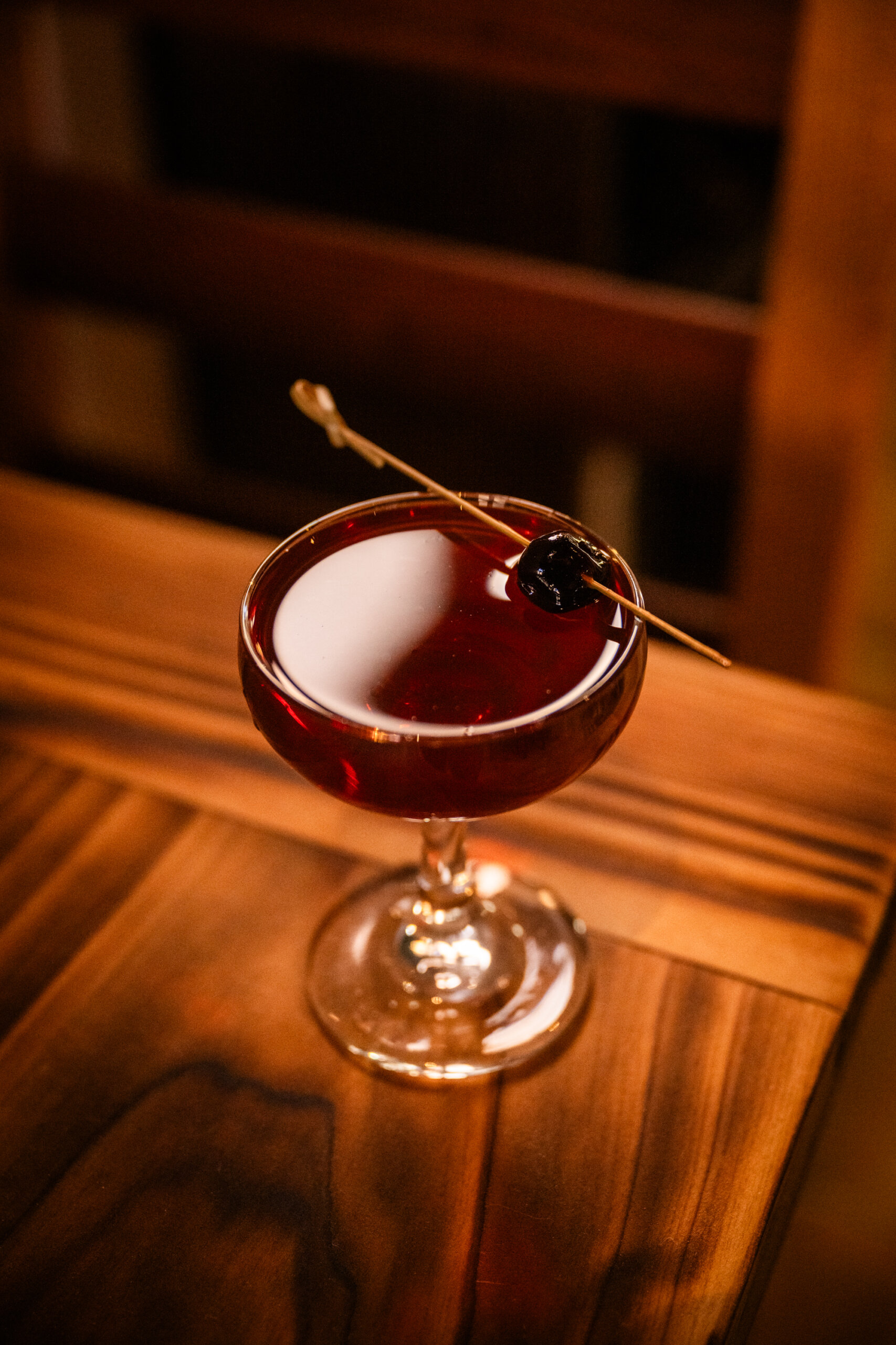 A manhattan cocktail offered at Wild South
